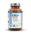 Witamina B Complex suplement diety 60 kapsułek 31,2 g (clean label) - Pharmovit