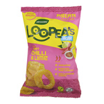 Chrupki z soczewicy o smaku sweet chilli & lime 50 g - Loopea's