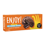 Ciastka kakaowe z kremem o smaku brownie bez cukru 128 g – Feel Fit