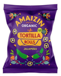 Chipsy tortilla kukurydziane o smaku jalapeno bezglutenowe bio 100 g - Amaizin