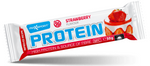 Baton proteinowy o smaku truskawkowym w białej polewie bezglutenowy 50 g - MAXSPORT