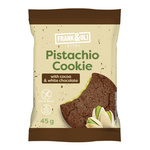 Ciasteczko pistacjowe z kakao i białą czekoladą bez dodatku cukru 45 g – Frank&Oli