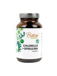 Chlorella + spirulina bio 300 tabletek 120 g (400 mg)