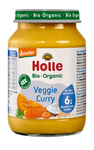 Warzywne curry bez dodatku cukrów bezglutenowe od 6. miesiąca DEMETER BIO 190 g (słoik) – Holle