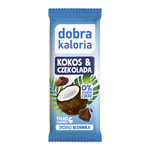 Baton kokos i czekolada bez dodatku cukru 33 g – Dobra Kaloria
