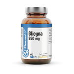 Glicyna (850 mg) bezglutenowa suplement diety 60 kapsułek - PHARMOVIT (CLEAN LABEL)
