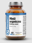 Miedź organiczna (2 mg) bezglutenowa 60 kapsułek - Pharmovit (clean label)