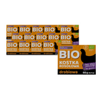 ZESTAW 15 x Kostka rosołowa drobiowa bezglutenowa bio 66 g - Naturavena