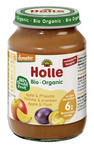 Jabłko - śliwka bez dodatku cukrów bezglutenowe od 6 miesiąca DEMETER BIO 190 g (słoik) – Holle
