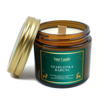 Świeca sojowa zapachowa z drewnianym knotem szarlotka babuni 120 ml - Your Candle