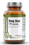 Dzięgiel chiński (dong quai) ekstrakt (500 mg) bezglutenowy suplement diety 60 kapsułek - Pharmovit (Clean Label)