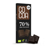 Czekolada gorzka 70 % bio 40 g - COCOA