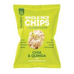 Chipsy ryżowe pełnoziarniste z chia i quinoa bezglutenowe 60 g