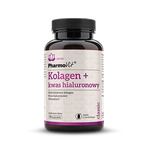Kolagen + kwas hialuronowy bezglutenowy suplement diety 90 kapsułek 57,15 g - Pharmovit (classic)
