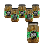 ZESTAW 6 x  Ogórki kiszone małosolne bio 820 g (460 g)
