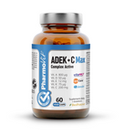 Witaminy ADEK + witamina C complex suplement diety 60 kapsułek 21,2 g (clean label) - Pharmovit