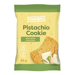Ciasteczko pistacjowe z białą czekoladą bez dodatku cukru 45 g – Frank&Oli