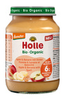 Jabłko-banan z orkiszem bez dodatku cukrów BIO 190 g – Holle