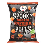 Chipsy z czerwonej soczewicy o smaku paprykowym 100 g – Oho