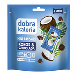 Mini batoniki kokos i czekolada bez dodatku cukru 102 g – Dobra Kaloria
