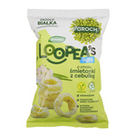 Chrupki z grochu o smaku śmietanki z zieloną cebulką 50 g - Loopea's