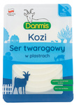 KOZI SER TWAROGOWY PLASTRY 100 g - DANMIS