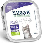 Karma dla kota, pasztet z kurczaka i indyka z aloesem bio 100 g - Yarrah