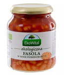 Fasola biała w sosie pomidorowym bio 360 g