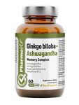 Ginkgo biloba + Ashwagandha Memory Complex suplement diety 60 kapsułek - Pharmovit (Clean Label)