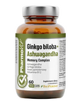 Ginkgo biloba + Ashwagandha memory complex 60 kapsułek - Pharmovit (Clean Label)