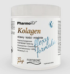 Kolagen o smaku bananowym Flexy Formula 196 g - Pharmovit