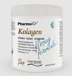 Kolagen o smaku bananowym Flexy Formula suplement diety 196 g - Pharmovit