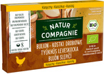 Bulion - kostki drobiowe bez dodatku cukrów bio (8 x 11 g) 88 g - Natur Compagnie