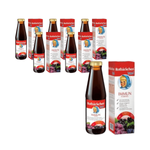 ZESTAW 6 x Sok wieloowocowy nfc z cynkiem, witaminą c i D3 450 ml