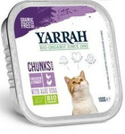 Karma dla kota, kawałki kurczaka i indyka z aloesem BIO 100 g - Yarrah