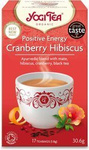 Herbatka pozytywna energia żurawina - hibiskus (Positive Energy Cranberry Hibiscus) bio (17 x 1,8 g) 30,6 g