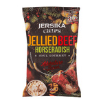 Chipsy ziemniaczane o smaku wołowiny i chrzanu 90 g – Jersika's