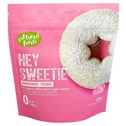 Hey Sweetie w pudrze - naturalny zamiennik cukru na bazie erytrytolu i stewii Cultured Foods, 250 g