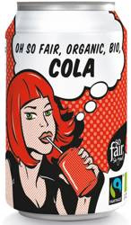 Napój gazowany o smaku cola fair trade BIO 330 ml (puszka)